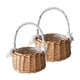 thumbnail image 5 of 2x Cesta De Almacenamiento De Ratán Hecha A Mano Soporte De Planta De Mimbre De Flores De Boda, 5 of 5