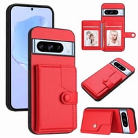 Foxdock Funda Para Google Pixel 8 Pro Con Bloqueo Rfid - Diseño Elegante Con Cierre De Botón