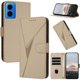 thumbnail image 1 of Funda Cartera Fibra de Carbono para Motorola MOTO G45 con Soporte y Cierre Magnético Oro, 1 of 6