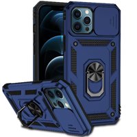 Estuche Gangxun Para Iphone 12 Pro Max, Soporte Giratorio 360°, Estilo Mecánico Y Magnético
