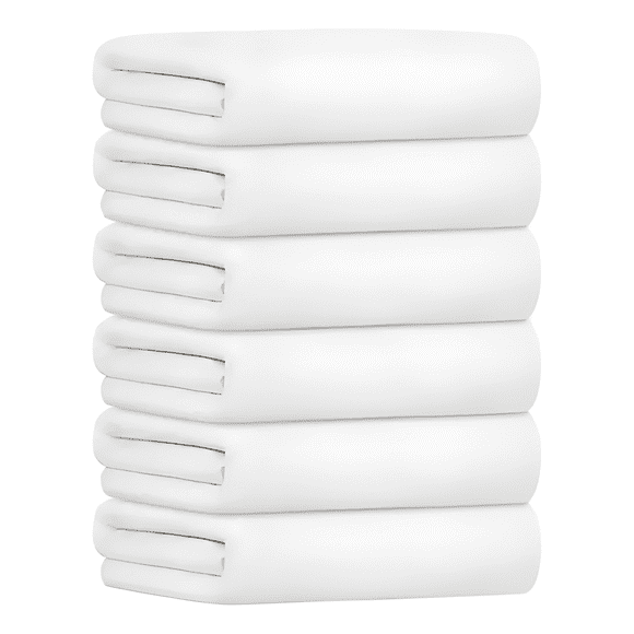 Pack 10 toallas de baño de hotel algodón 75*35cmblanco
