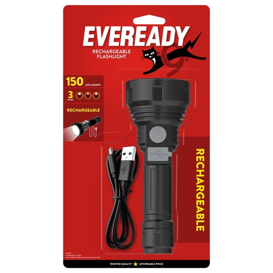 Linterna Recargable 150 Lum, 1 Unidad Eveready