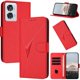 thumbnail image 1 of Funda Cartera Fibra de Carbono para Motorola Edge 50 Fusion con Soporte y Cierre Magnético Rojo, 1 of 6
