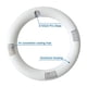 thumbnail image 4 of Bombilla Led Circular T9 13 W 1600 Lm 6000 K 8 Pulgadas 85 265 V, 4 of 7