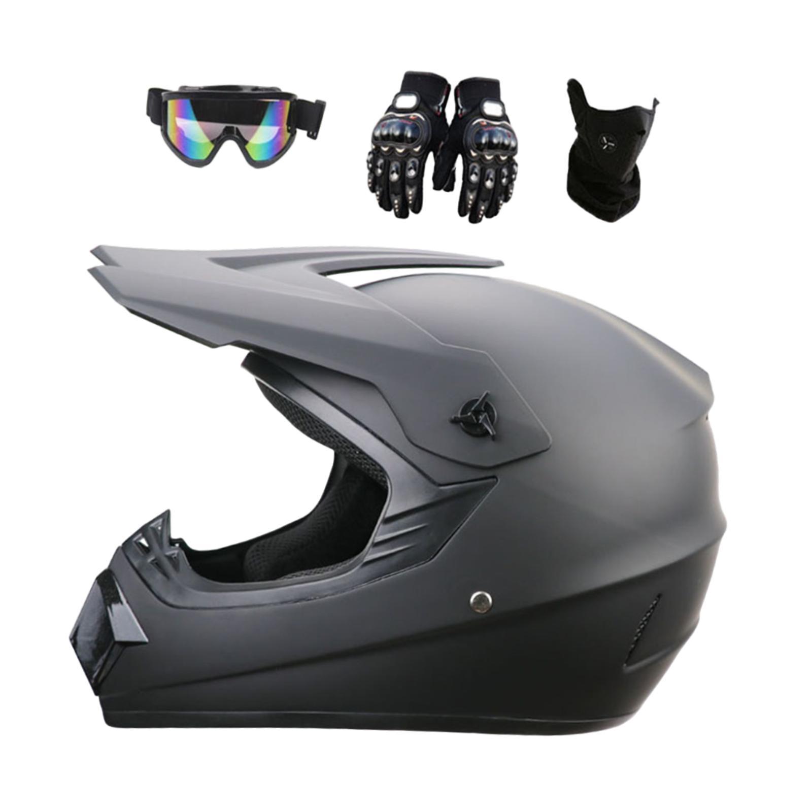 Ioensy - Casco De Moto De Cross Para Motocross, Equipo De Protección Elegante Y Transpirable, Casco Bmx Atv M