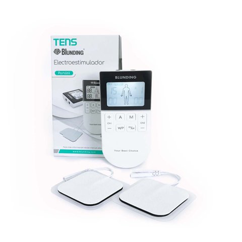 Blunding - Tens 2 Canales + 4 Electrodos + 2 Cables