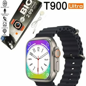 Hiwatchpro - Reloj T900 Ultra Inteligente Smartwatch Negro / Recibe Y Realiza Llamadas