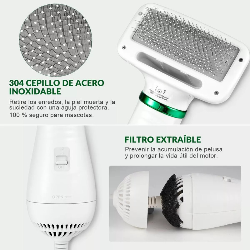 Genérico - Secador Cuidado Animal Doméstico Limpieza Perro Gatos Lau