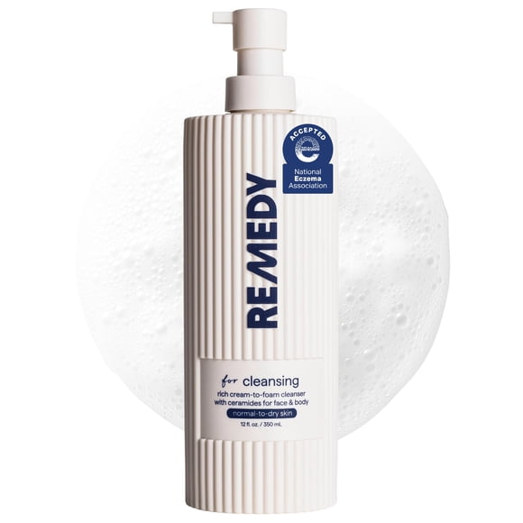 Limpiador facial Remedy Science en crema a espuma 350 ml hidratante