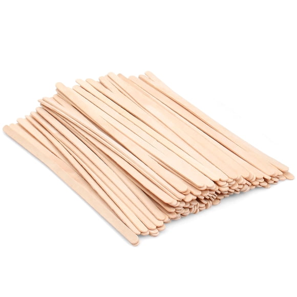 Palitos mezcladores de madera ANTETOK 19 cm 100 piezas de abedul