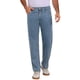 thumbnail image 1 of INSPIRE CHIC Jeans Clásicos para Hombre 5 Bolsillos Ajuste Regular Streetwear Pierna Recta 32 Azul Claro, 1 of 6
