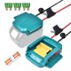 thumbnail image 1 of Adaptador de batería QSDXNYDC para Makita LXT de 18 V con Fuse & Switch, 1 of 7