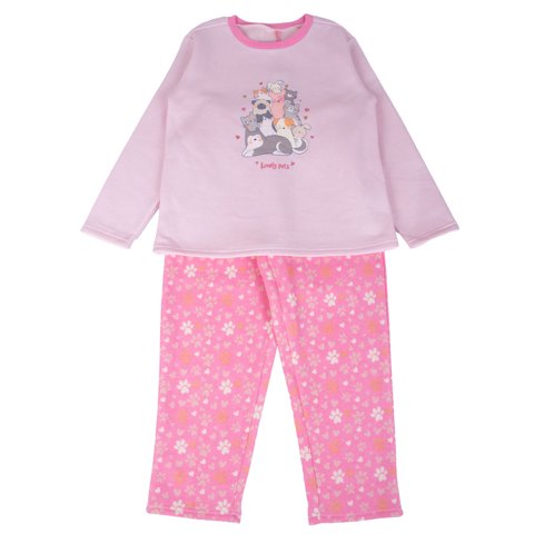 Pijama Niña Fucsia Pillin