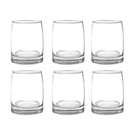 Display 6 Vasos Bajos 366Cc Toledo Vidrio Cristar Mojitos Bebida