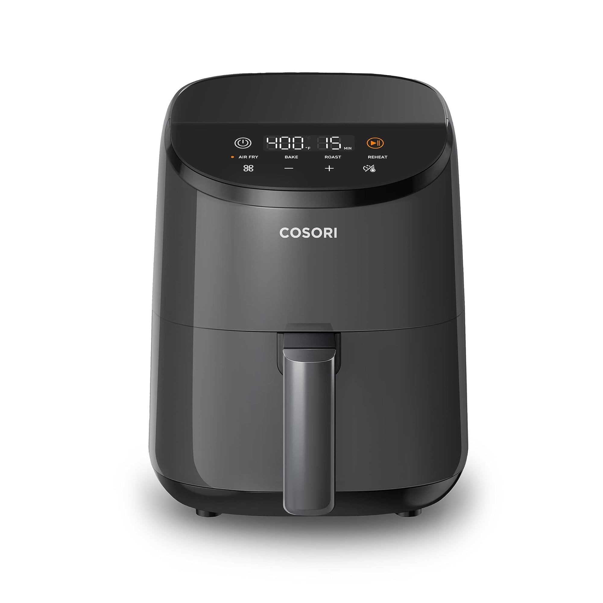 Air Fryer Cosori Mini, 2.1 L, 4 En 1, Horneado Y Asado Recalentado, Gris