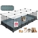 thumbnail image 1 of Playpen VISCOO de 20 paneles para animales pequeños con alfombrilla impermeable, 1 of 7