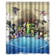 thumbnail image 1 of Cortina de ducha de The Legend of Zelda, juego de cortina de baño con ganchos, tamaño 48 x 72 pulgadas, 1 of 3
