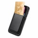 thumbnail image 4 of Funda de Cuero Magnética con Tarjetero para iPhone 16 Plus Cubierta Delgada Negro, 4 of 5