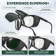 thumbnail image 3 of Lentes de seguridad LPSAFP de doble lente para soldadura, tono IR 8.0, 3 of 7