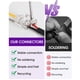 thumbnail image 4 of Conector para tira LED de 2 pines y 10 mm HitLights, paquete de 12, 4 of 7