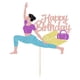 thumbnail image 5 of Decoración de tarta Yuinyo Yoga para tarta de feliz cumpleaños, 5 of 8