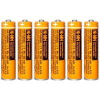 Triangle Power - Paquete De 6 Hhr-55Aaabu Ni-Mh Batería Recargable Para Panasonic 1.2V 550Mah Aaa