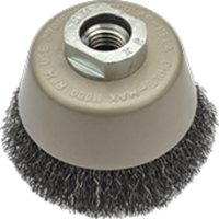 Grata Copa Cónica Acero Ondulado 3'' - Calibre De 0,35 Mm - Toma M14 - Hela