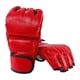 thumbnail image 4 of Guantes De Boxeo Equipo De Protección Mitones De Medio Dedo Para Karate Fitness Muay Thai Rojo, 4 of 5