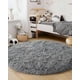 thumbnail image 2 of Alfombra Redonda Extra Soft Textura Shaggy Premium 150x151, 2 of 5