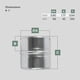 thumbnail image 2 of Conector de Conducto Vent Systems 10 cm Acero Galvanizado 4", 2 of 9
