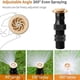 thumbnail image 2 of 1pc, Garden Adjustable Misting Ground Burial Small Sprinkler Ground Insert Set Sprinkler Lawn Irrigation Watering Garden Art Sprinkler Irrigation, 2 of 4