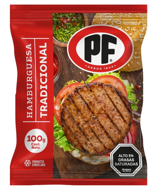 Hamburguesa De Vacuno 100 gr PF