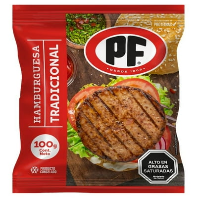 Hamburguesa De Vacuno 100 Gr Pf