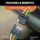 thumbnail image 3 of Arnés de cableado CURT de 4 pines para Honda Pilot, 3 of 8