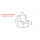 thumbnail image 4 of Funda de Sofa Bielastica 1 Cuerpo Bali, 4 of 4
