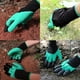 thumbnail image 2 of 1 Pair Garden Gloves With Claws, Outdoor Digging Planting Weeding Seed Latex Coating Waterproof Breathable Gardening Tools (Green), 2 of 5
