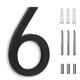 thumbnail image 1 of Números Para Casa De 7 En Aleación De Zinc Negro Moderno, 1 of 6