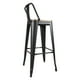 thumbnail image 3 of Set 4 Pisos Taburete De Bar 75 Cm Tolix George Negro, 3 of 3
