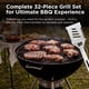 thumbnail image 2 of Juego De Herramientas Para Barbacoa Kit De 32 Piezas Para Barbacoa De Acero Inoxidable, 2 of 8