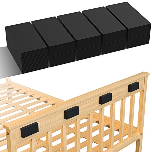 Protector de pared para muebles SARDVISA de espuma EVA, 20 piezas, negro