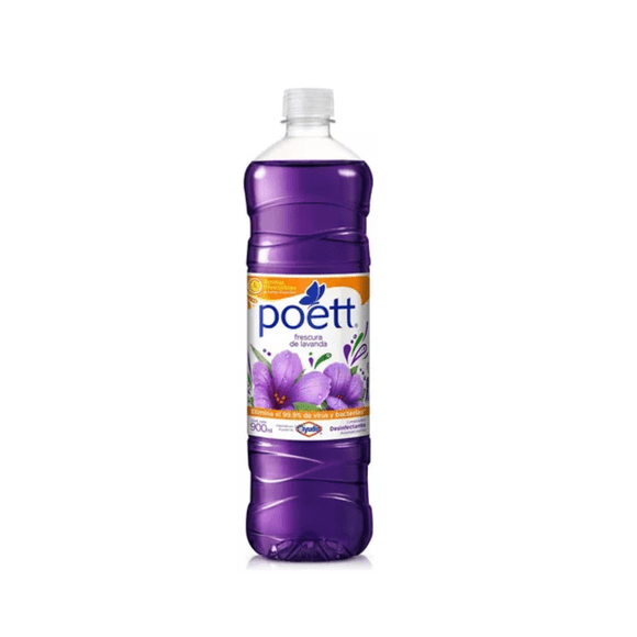 Poett 900ml Perfuma Y Desinfecta- Frescura de Lavanda.