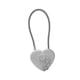 thumbnail image 3 of Love Lock Candado De Corazón Candado Pequeño De Metal En Forma De Corazón Para El Día De San Valentín Gris, 3 of 3