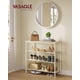thumbnail image 2 of Estante para zapatos Shelf VASAGLE, 4 niveles, 30 x 75 x 71 cm, color beige, 2 of 6