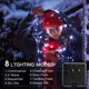 thumbnail image 2 of Guirnalda de luces solares Vimorg, paquete de 2, 24 m, 200 LED, impermeables, 2 of 7