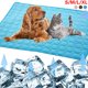thumbnail image 1 of Xiao Hua Almohadilla de Hielo para Mascotas, Base Antideslizante, Azul, Lavable, Adecuada para Almohadillas de Enfriamiento para Mascotas para Gatos y Perros en Verano, 23.6 X 19.7in, 1 Pieza, 1 of 4