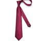 thumbnail image 4 of Conjunto de corbata y pañuelo con bolsillo DiBangu Solid Wine Red Silk para hombre, 4 of 5