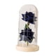 thumbnail image 1 of Flores Cubierta De Vidrio Decoración Iluminar Flores Artificiales Para El Día De La Madre Azul, 1 of 3