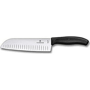 Victorinox - Cuchillo Fibrox Santoku De 18 Cm Con Filo Granton