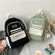 thumbnail image 2 of Nylon Large Capacity Backpack Teenage Pure Colour Schoolbag Women Men Waterproof Travel Rucksack Bags Student School Bag, 2 of 3