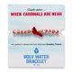 thumbnail image 1 of Pulsera de Agua Bendita con Cardenal en Tono Dorado, 1 of 4